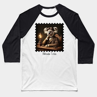 Nikoala Tesla Baseball T-Shirt